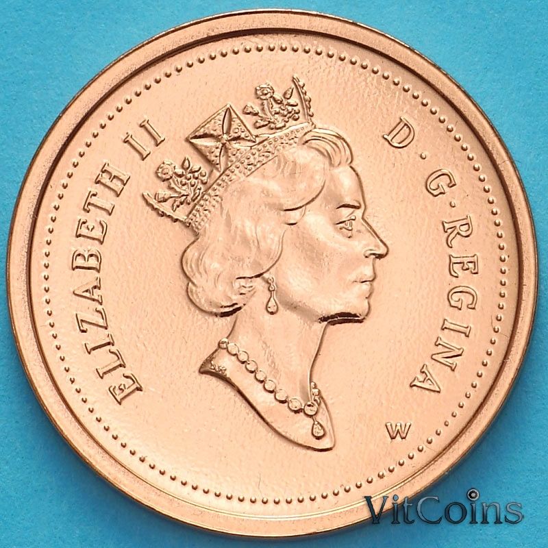 Монета Канада 1 цент 1998 год. Виннипег. BU Монета Канада 1 цент 1998 год. Виннипег. BU