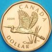 Монета Канада 1 доллар 2009 год. Матовая. Пруф. Большая голубая цапля