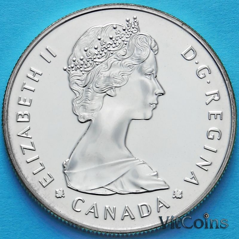 Монета Канады 1 доллар 1985 год. Парки Канады. Серебро. Подарочная коробочка. Монета Канады 1 доллар 1985 год. Парки Канады. Серебро. Подарочная коробочка.