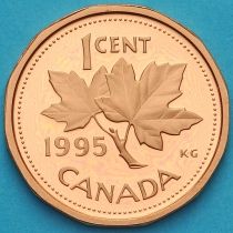 Канада 1 цент 1995 год. Пруф.