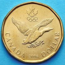 Канада 1 доллар 2006 год. Олимпиада 2006.