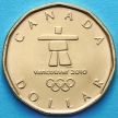 Монета Канады 1 доллар 2010 год. Олимпиада 2010