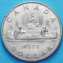 Канада 1 доллар 1972 год. Каноэ.