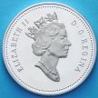 Монета Канады 1 доллар 1992 год. 175 лет Кингстонскому дилижансу. Серебро. Пруф.