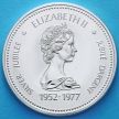 Монета Канады 1 доллар 1977 год. 25 лет коронации Елизаветы II. Серебро.