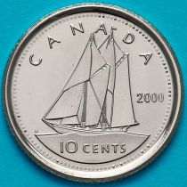 Канада 10 центов 2000 год.
