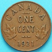 Канада 1 цент 1921 год.