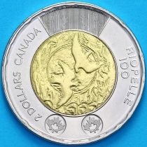 Канада 2 доллара 2023 год. Жан-Поль Риопель