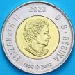 Монета Канада 2 доллара 2023 год. 70 лет правления королевы Елизаветы II