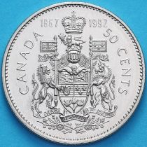 Канада 50 центов 1992 год. 125 лет Конфедерации Канада. 