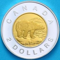 Канада 2 доллара 1999 год. Пруф. Серебро