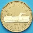 Монета  Канада 1 доллар 2013 год. Матовая. Пруф.