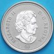 Монета Канада 25 центов 2020 год. Матовая. Пруф.
