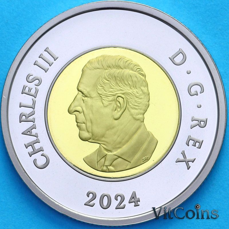 Монета Канада 2 доллара 2024 год. Пруф