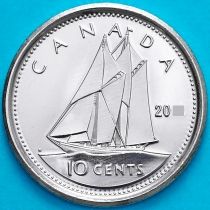 Канада 10 центов 2013 год. BU