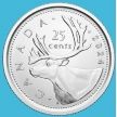 Монета Канада 25 центов 2024 год. BU