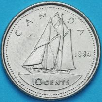Канада 10 центов 1994 год.