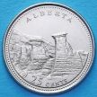 Монета Канады 25 центов 1992 год. Альберта.