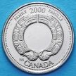 Монета Канады 25 центов 2000 год. Миллениум. Семья.