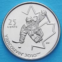 Канада 25 центов 2009 год. Паралимпийский хоккей.