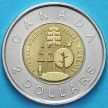 Монета Канады 2 доллара 2011 год. Тайга.