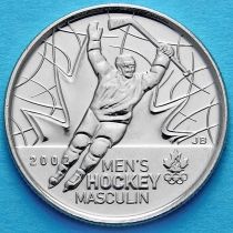 Канада 25 центов 2009 год. Хоккей.