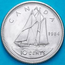 Канада 10 центов 1984 год. BU