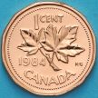 Монета Канада 1 цент 1984 год. BU