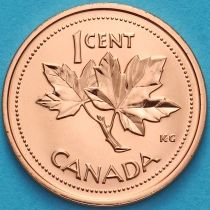 Канада 1 цент 2002 год. 50 лет правлению Королевы. Магнетик. BU