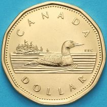 Канада 1 доллар 2002 год. 50 лет правлению Королевы. BU