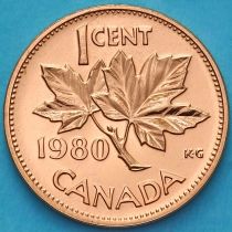Канада 1 цент 1980 год. BU