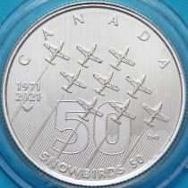 Канада 5 долларов 2021 год. 50 лет пилотажной группе "Снегири". Пруф.