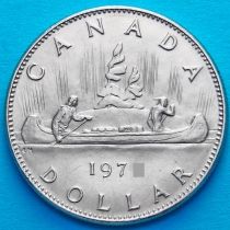 Канада 1 доллар 1976 год. Каноэ.