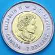 Монета Канада 2 доллара 2021 год. 100 лет открытию инсулина. Цветная