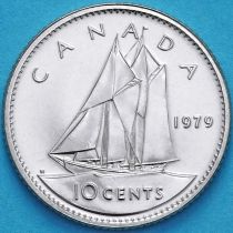Канада 10 центов 1979 год. BU