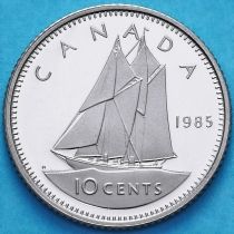 Канада 10 центов 1985 год. Пруф.