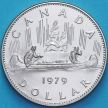 Монета Канада 1 доллар 1979 год. Каноэ. BU