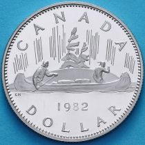 Канада 1 доллар 1982 год. Пруф.