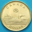 Монета Канада 1 доллар 2021 год.