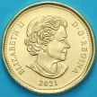 Монета Канада 1 доллар 2021 год.