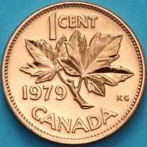 Канада 1 цент 1979 год. BU