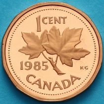 Канада 1 цент 1985 год. Пруф.