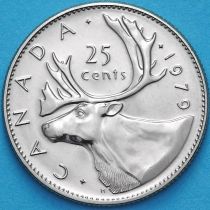 Канада 25 центов 1979 год. BU