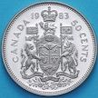 Монета Канада 50 центов 1983 год. Пруф.