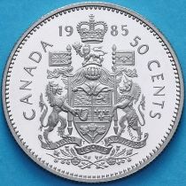 Канада 50 центов 1985 год. Пруф.