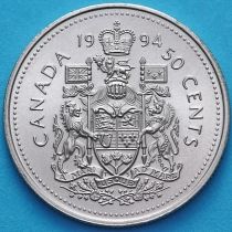 Канада 50 центов 1994 год.