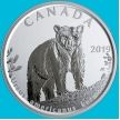 Монета Канада 50 центов 2019 год. Матовая. Пруф. Кермодский медведь