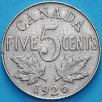 Канада 5 центов 1926 год.