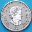 Монета Канада 10 центов 2014 год. Матовая. Пруф.