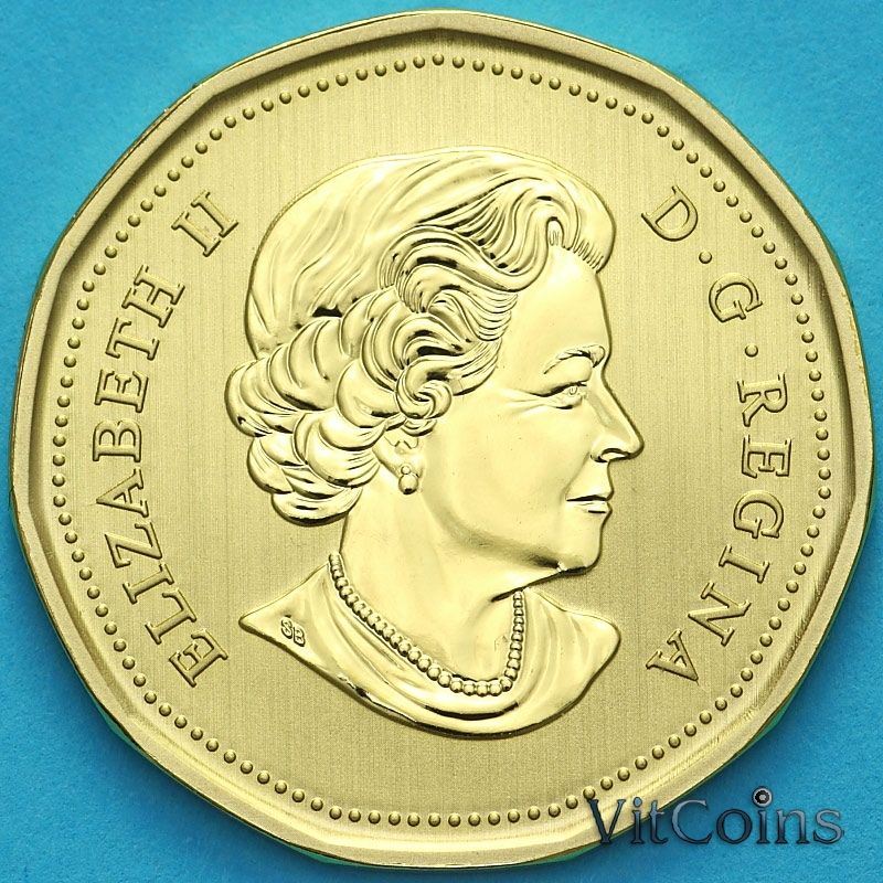 Монета  Канада 1 доллар 2020 год. Матовая. Пруф. Американский хорёк